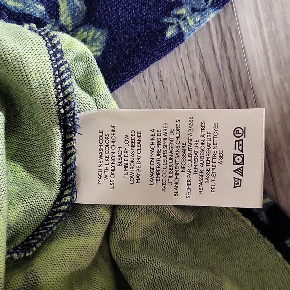 🛍Free People Womens M Dinner Party‎ Blouse Floral Button Back Split Front Boho - Picture 4 of 9